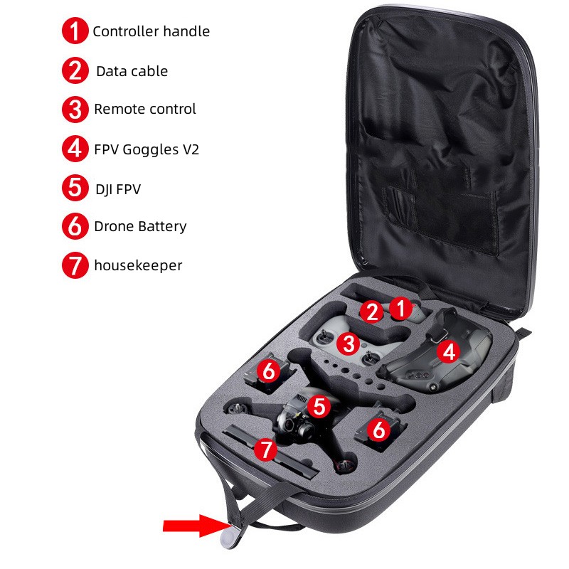 Backpack Hard Case EVA Liner S - Fpv Drone Bag review and price