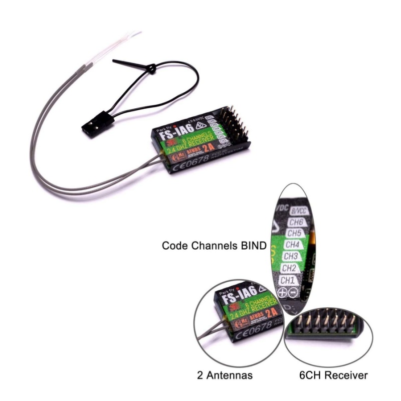 Flysky FS-IA6 Receiver 6CH Dua - Fpv Drone Antenna review and price