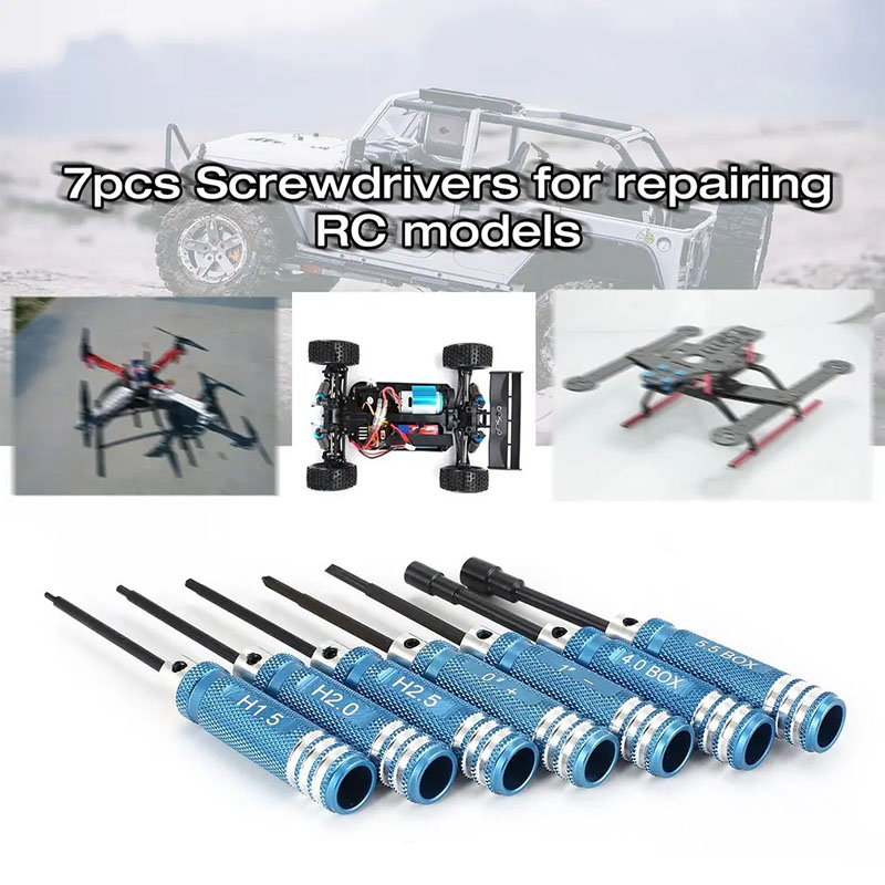 7Pcs 1.5 2.0 2.5mm RC Hex Driv - Fpv Drone Tool Kit review and price