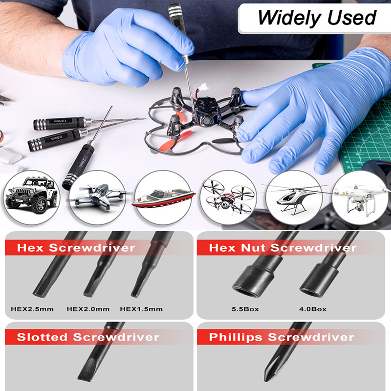 7Pcs 1.5 2.0 2.5mm RC Hex Driv - Fpv Drone Tool Kit review and price