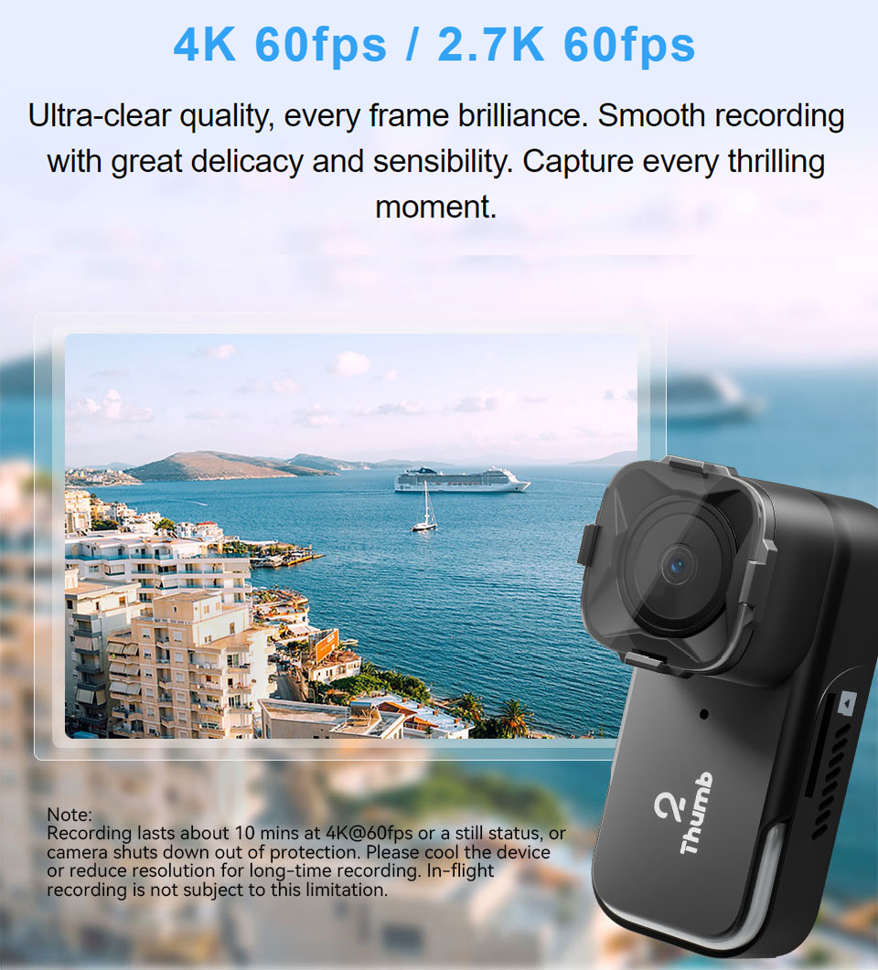 New Version RunCam Thumb 2 4K  - Fpv Drone Camera review and price
