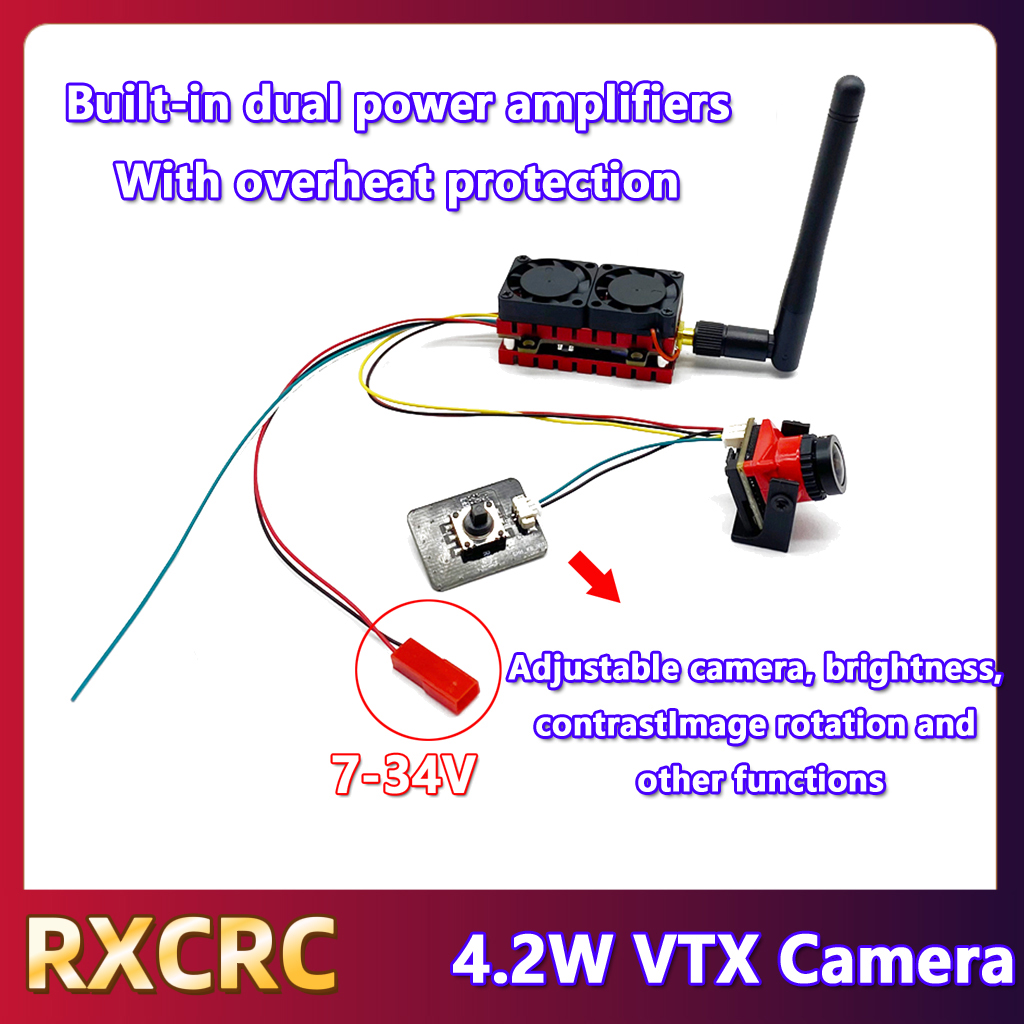 RXCRC 5.8G 48CH 4.2W High Powe - Fpv Drone Vtx review and price