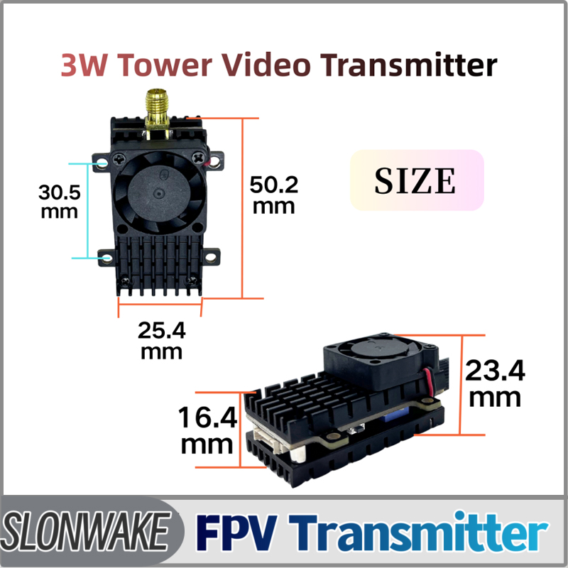 SLONWAKE 5.8G 3000mW Simulatio - Fpv Drone Vtx review and price