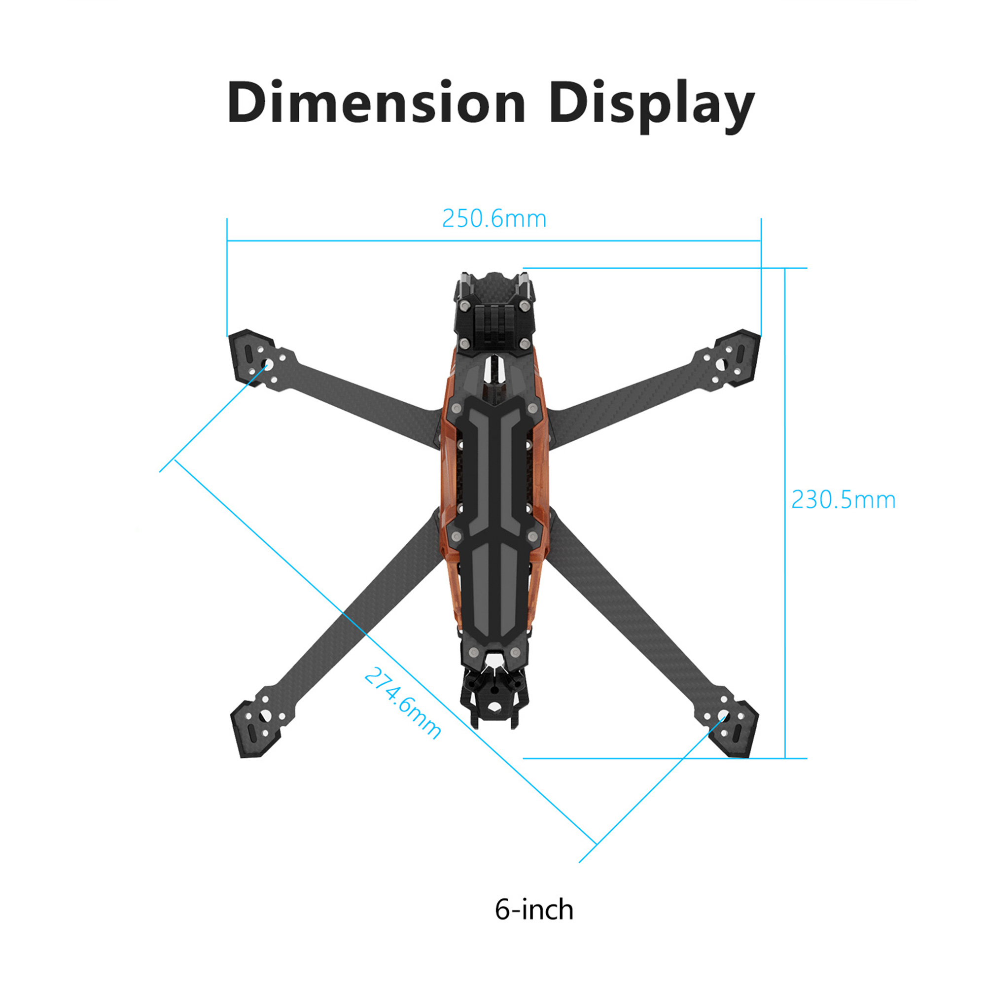 GEPRC GEP-Vapor-D5 D6 O4 Pro C - Fpv Drone Frame review and price