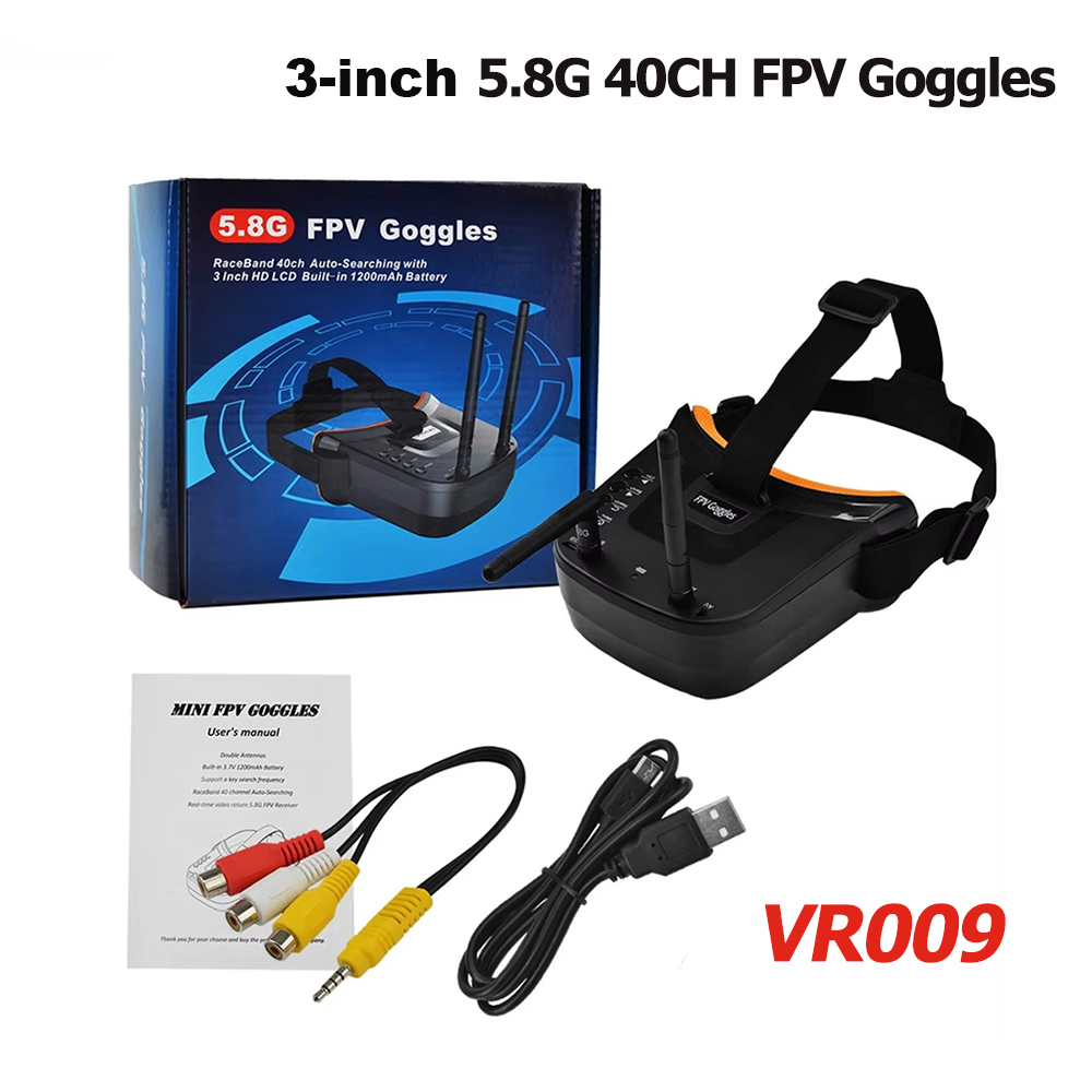 VR009 FPV Video Goggles 3Inch  - Fpv Drone Antenna review and price